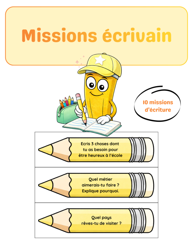 Missions écrivain : découverte