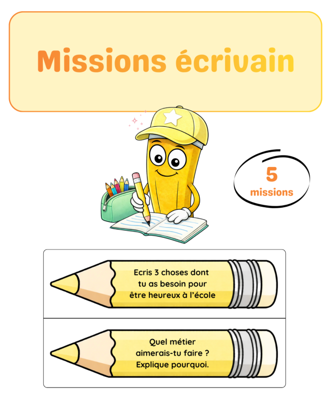 Missions écrivain : pack découverte