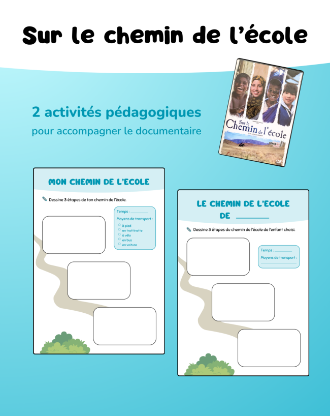 Sur le chemin de l'école