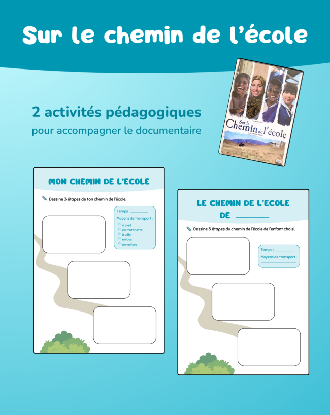 Sur le chemin de l'école