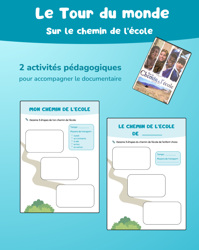 Sur le chemin de l'école