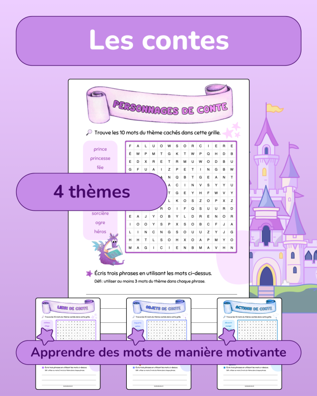 Les mots en jeu - Les contes