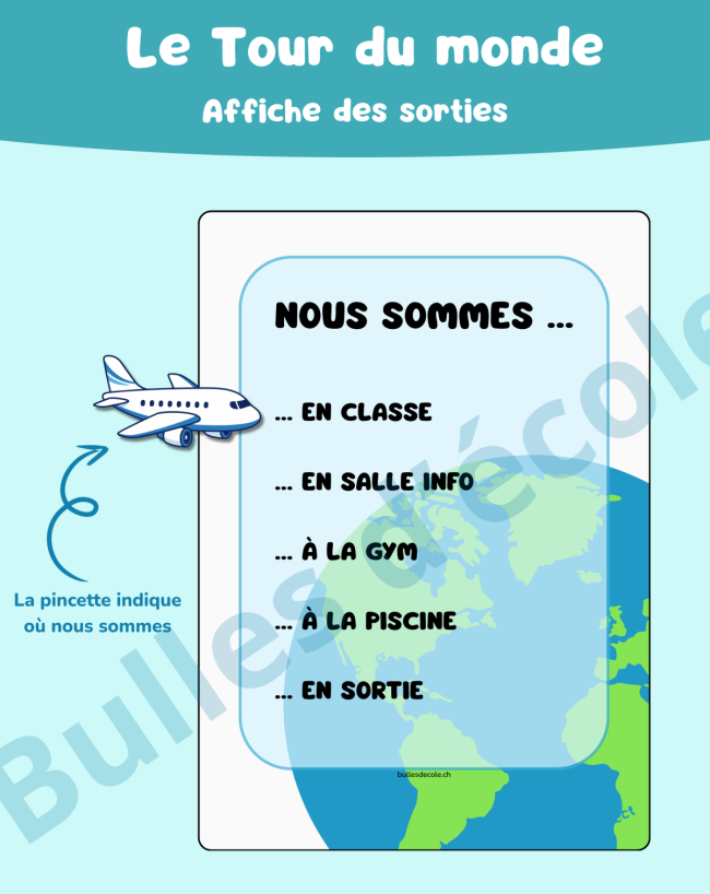 Affiche des sorties